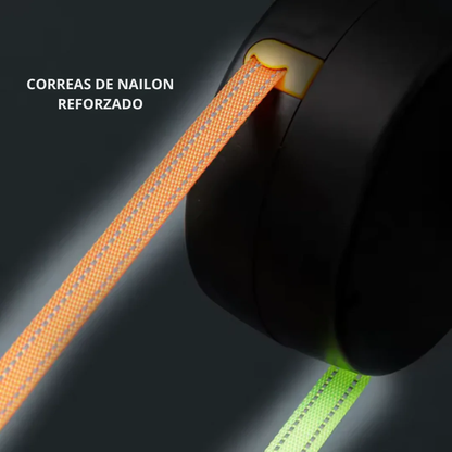 TwinGlow™|Correa doble para perro